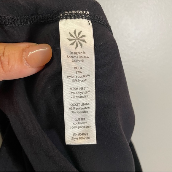 ATHLETA 2 in 1 Athletic Pants Skirted Skirt Leggings SZ/MED - Picture 7 of 9